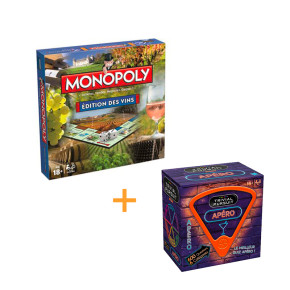 Monopoly + Trivial Pursuit Apero-paket